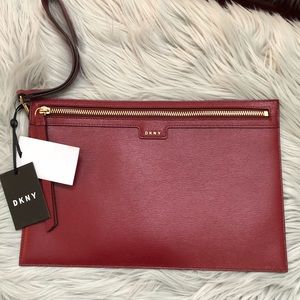 Red DKNY Bryant Large Pouch